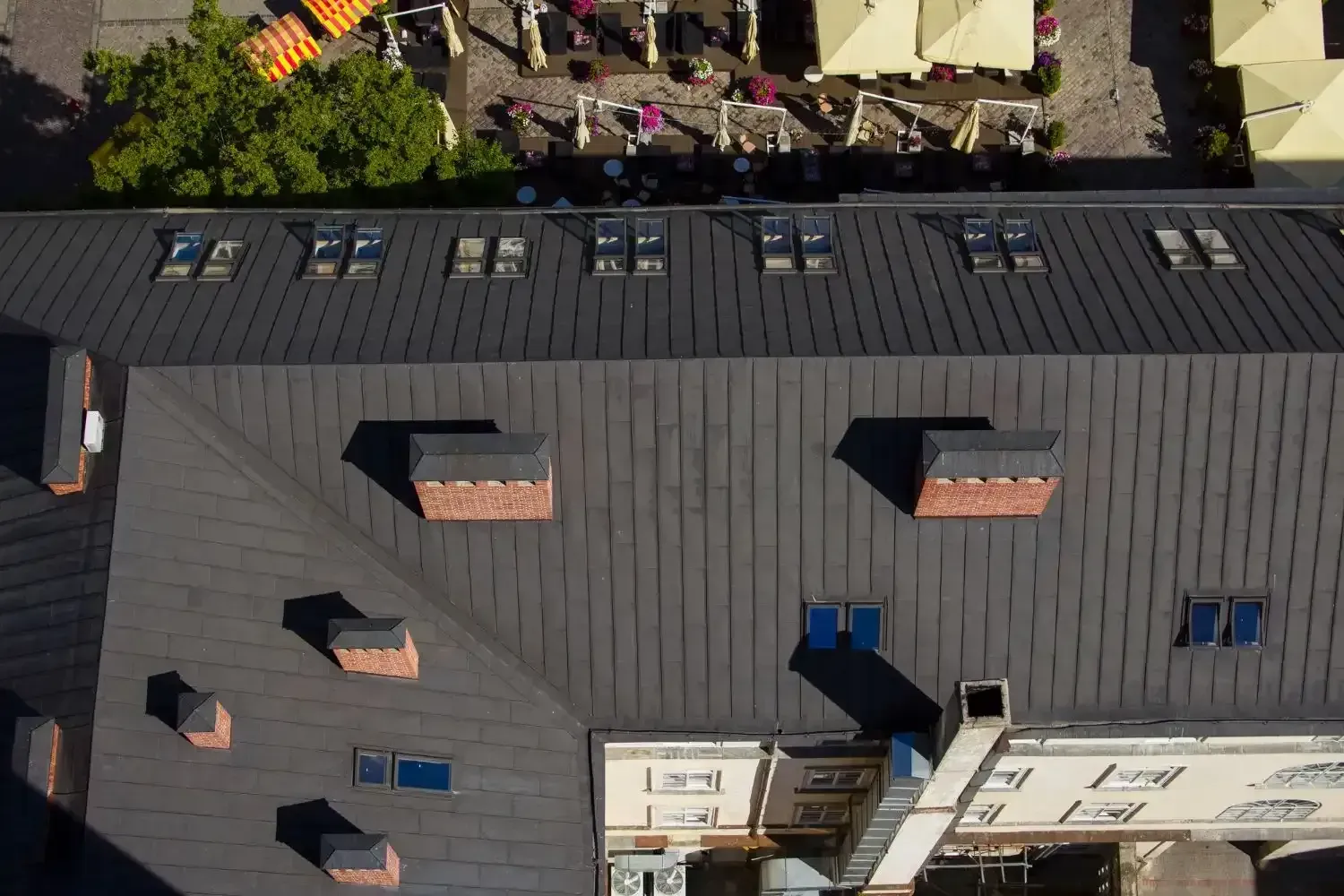 Commercial roofing project by Rolando Roofing